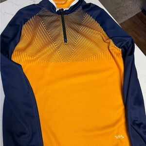 Boombah baseball Men's Yellow & Navy Long-Sleeve Top